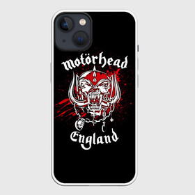 Чехол для iPhone 13 с принтом Motorhead в Кировске,  |  | band | blood | metal | motorhead | music | rock | атрибутика | группа | кровь | метал | музыка | рок