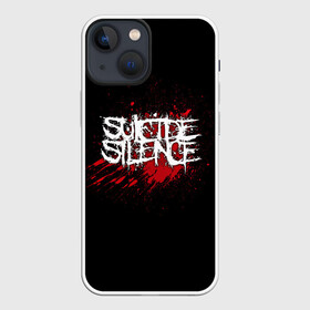 Чехол для iPhone 13 mini с принтом Suicide Silence в Кировске,  |  | band | blood | metal | music | rock | suicide silence | атрибутика | группа | кровь | метал | музыка | рок