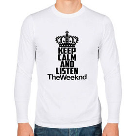 Мужской лонгслив хлопок с принтом Keep calm and listen The Weeknd в Кировске, 100% хлопок |  | Тематика изображения на принте: pbrb | pop | rb | the weeknd | trilogy | weeknd | xo | викенд | викнд | икс | иксо | макконен | музыкант | о | рнб | тесфайе | уикенд | уикнд | х | хип хоп | хипхоп | хо | эйбел | эр эн би