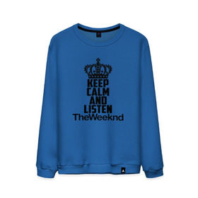 Мужской свитшот хлопок с принтом Keep calm and listen The Weeknd в Кировске, 100% хлопок |  | pbrb | pop | rb | the weeknd | trilogy | weeknd | xo | викенд | викнд | икс | иксо | макконен | музыкант | о | рнб | тесфайе | уикенд | уикнд | х | хип хоп | хипхоп | хо | эйбел | эр эн би