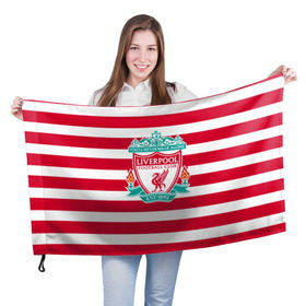 Флаг 3D с принтом FC Liverpool в Кировске, 100% полиэстер | плотность ткани — 95 г/м2, размер — 67 х 109 см. Принт наносится с одной стороны | england | football | liverpool fc | англия | ливерпуль | лого | фк | футбол | футбольный клуб