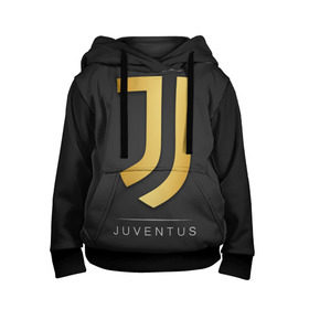 Детская толстовка 3D с принтом Juventus Gold Edition в Кировске, 100% полиэстер | двухслойный капюшон со шнурком для регулировки, мягкие манжеты на рукавах и по низу толстовки, спереди карман-кенгуру с мягким внутренним слоем | champions | italy | jeep | juventus | league | италия | лига | чемпионов | ювентус