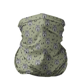 Бандана-труба 3D с принтом камуфляж - волки в Кировске, 100% полиэстер, ткань с особыми свойствами — Activecool | плотность 150‒180 г/м2; хорошо тянется, но сохраняет форму | camouflage | волк | камуфляж