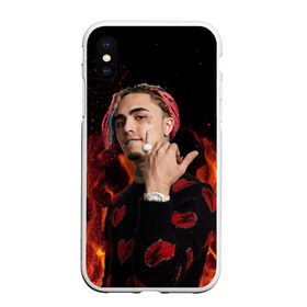 Чехол для iPhone XS Max матовый с принтом Lil Pump - 103 в Кировске, Силикон | Область печати: задняя сторона чехла, без боковых панелей | eskeetit | esskeetit | lil pump | pamp | pump | лил памп | маленький насос | насос | памп | эшкере | эшкереее | эщкэрэ