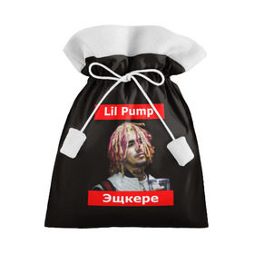 Подарочный 3D мешок с принтом Lil Pump - 104 в Кировске, 100% полиэстер | Размер: 29*39 см | Тематика изображения на принте: eskeetit | esskeetit | lil pump | pamp | pump | лил памп | маленький насос | насос | памп | эшкере | эшкереее | эщкере | эщкэрэ