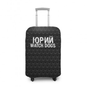 Чехол для чемодана 3D с принтом Юрий Watch Dogs в Кировске, 86% полиэфир, 14% спандекс | двустороннее нанесение принта, прорези для ручек и колес | 