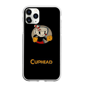 Чехол для iPhone 11 Pro матовый с принтом Cuphead в Кировске, Силикон |  | 