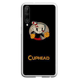 Чехол для Honor P30 с принтом Cuphead в Кировске, Силикон | Область печати: задняя сторона чехла, без боковых панелей | Тематика изображения на принте: 