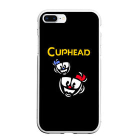 Чехол для iPhone 7Plus/8 Plus матовый с принтом Cuphead в Кировске, Силикон | Область печати: задняя сторона чехла, без боковых панелей | Тематика изображения на принте: 