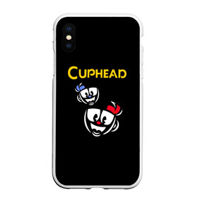 Чехол для iPhone XS Max матовый с принтом Cuphead в Кировске, Силикон | Область печати: задняя сторона чехла, без боковых панелей | 