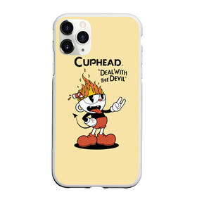 Чехол для iPhone 11 Pro матовый с принтом Cuphead в Кировске, Силикон |  | 