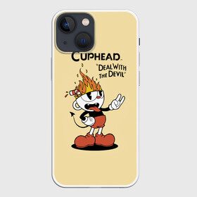 Чехол для iPhone 13 mini с принтом Cuphead в Кировске,  |  | Тематика изображения на принте: 