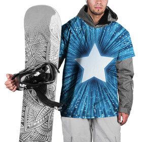 Накидка на куртку 3D с принтом Звезда в Кировске, 100% полиэстер |  | Тематика изображения на принте: взрыв | звезда | звездочка | космос | огонёк | свет