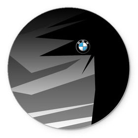 Коврик круглый с принтом BMW 2018 Sport в Кировске, резина и полиэстер | круглая форма, изображение наносится на всю лицевую часть | bmw | bmw motorsport | bmw performance | carbon | m | m power | motorsport | performance | sport | бмв | карбон | моторспорт | спорт