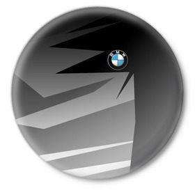 Значок с принтом BMW 2018 Sport в Кировске,  металл | круглая форма, металлическая застежка в виде булавки | bmw | bmw motorsport | bmw performance | carbon | m | m power | motorsport | performance | sport | бмв | карбон | моторспорт | спорт
