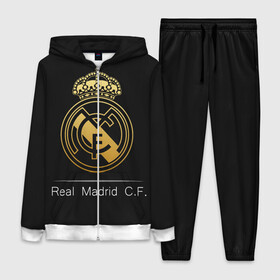 Женский костюм 3D с принтом Real Gold Edition в Кировске,  |  | champions | league | madrid | real | spain | испания | лига | мадрид | реал | чемпионов