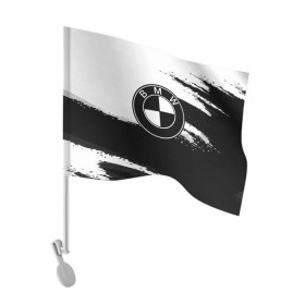 Флаг для автомобиля с принтом bmw black collection 2018 в Кировске, 100% полиэстер | Размер: 30*21 см | auto | automobile | bmw | car | автомобиль | бмв