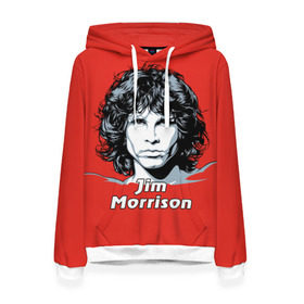 Женская толстовка 3D с принтом Jim Morrison в Кировске, 100% полиэстер  | двухслойный капюшон со шнурком для регулировки, мягкие манжеты на рукавах и по низу толстовки, спереди карман-кенгуру с мягким внутренним слоем. | the doors | автор песен | вокалист | джим моррисон | звезда | музыка | певец | поэт | рок | рок музыка | фронтмен