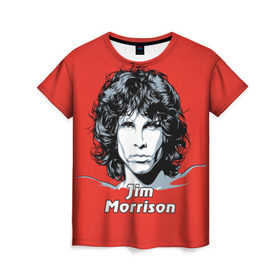 Женская футболка 3D с принтом Jim Morrison в Кировске, 100% полиэфир ( синтетическое хлопкоподобное полотно) | прямой крой, круглый вырез горловины, длина до линии бедер | the doors | автор песен | вокалист | джим моррисон | звезда | музыка | певец | поэт | рок | рок музыка | фронтмен