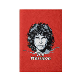 Обложка для паспорта матовая кожа с принтом Jim Morrison в Кировске, натуральная матовая кожа | размер 19,3 х 13,7 см; прозрачные пластиковые крепления | the doors | автор песен | вокалист | джим моррисон | звезда | музыка | певец | поэт | рок | рок музыка | фронтмен