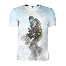 Мужская футболка 3D спортивная с принтом Dead Space в Кировске, 100% полиэстер с улучшенными характеристиками | приталенный силуэт, круглая горловина, широкие плечи, сужается к линии бедра | dead | space | айзек | вирус | зомби | игра | ишимура | кларк | космос | костюм | мёртвый | монстр