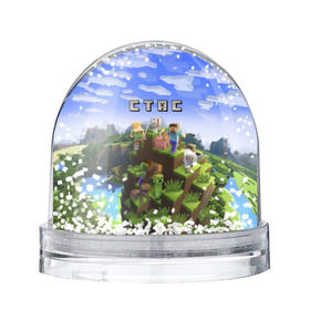 Водяной шар с принтом Стас - Minecraft в Кировске, Пластик | Изображение внутри шара печатается на глянцевой фотобумаге с двух сторон | майнкрафт | станислав | стас