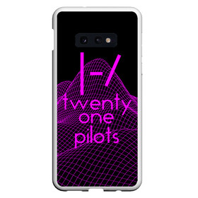 Чехол для Samsung S10E с принтом twenty one pilots neon music в Кировске, Силикон | Область печати: задняя сторона чехла, без боковых панелей | Тематика изображения на принте: группа | инди поп | синти поп