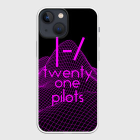 Чехол для iPhone 13 mini с принтом twenty one pilots neon music в Кировске,  |  | Тематика изображения на принте: группа | инди поп | синти поп