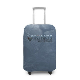 Чехол для чемодана 3D с принтом Vikings в Кировске, 86% полиэфир, 14% спандекс | двустороннее нанесение принта, прорези для ручек и колес | midgard | viking | wolves | викинги | воин | волк | игра