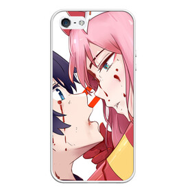 Чехол для iPhone 5/5S матовый с принтом Darling in the FranXX в Кировске, Силикон | Область печати: задняя сторона чехла, без боковых панелей | anime | darling in the franxx | аниме | любимый во франкcе | милый во франкcе