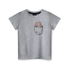 Детская футболка хлопок с принтом Pig Sins pocket в Кировске, 100% хлопок | круглый вырез горловины, полуприлегающий силуэт, длина до линии бедер | anime | nanatsu no taizai | seven deadly sins | аниме