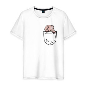 Мужская футболка хлопок с принтом Pig Sins pocket в Кировске, 100% хлопок | прямой крой, круглый вырез горловины, длина до линии бедер, слегка спущенное плечо. | anime | nanatsu no taizai | seven deadly sins | аниме