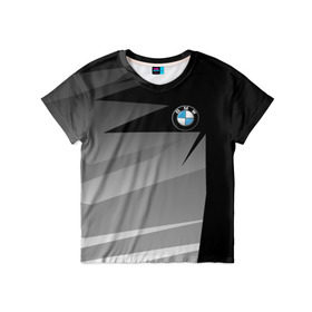 Детская футболка 3D с принтом BMW 2018 SPORT в Кировске, 100% гипоаллергенный полиэфир | прямой крой, круглый вырез горловины, длина до линии бедер, чуть спущенное плечо, ткань немного тянется | bmw | бмв | марка | машины