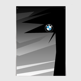 Постер с принтом BMW 2018 SPORT в Кировске, 100% бумага
 | бумага, плотность 150 мг. Матовая, но за счет высокого коэффициента гладкости имеет небольшой блеск и дает на свету блики, но в отличии от глянцевой бумаги не покрыта лаком | bmw | бмв | марка | машины