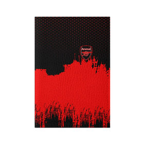 Обложка для паспорта матовая кожа с принтом Arsenal Original в Кировске, натуральная матовая кожа | размер 19,3 х 13,7 см; прозрачные пластиковые крепления | football | soccer | арсенал