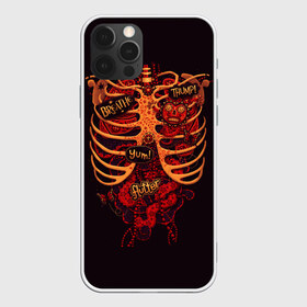 Чехол для iPhone 12 Pro Max с принтом Человеческий скелет в Кировске, Силикон |  | Тематика изображения на принте: 3d скелет | кости | легкие | органы | ребра | сердце | скелет | человек