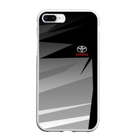 Чехол для iPhone 7Plus/8 Plus матовый с принтом TOYOTA SPORT в Кировске, Силикон | Область печати: задняя сторона чехла, без боковых панелей | toyota | марка | машины | тойота