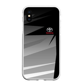 Чехол для iPhone XS Max матовый с принтом TOYOTA SPORT в Кировске, Силикон | Область печати: задняя сторона чехла, без боковых панелей | toyota | марка | машины | тойота