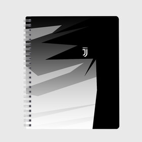 Тетрадь с принтом Juventus 2018 Original в Кировске, 100% бумага | 48 листов, плотность листов — 60 г/м2, плотность картонной обложки — 250 г/м2. Листы скреплены сбоку удобной пружинной спиралью. Уголки страниц и обложки скругленные. Цвет линий — светло-серый
 | fly emirates | juventus | ronaldo | клуб | линии | мода | модные | мяч | реал мадрид | спорт | спортивные | стиль | футбол | футбольный клуб | экстрим | эмблема | ювентус