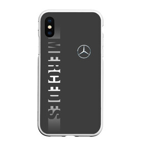 Чехол для iPhone XS Max матовый с принтом MERCEDES BENZ SPORT в Кировске, Силикон | Область печати: задняя сторона чехла, без боковых панелей | mercedes | марка | машины | мерседес