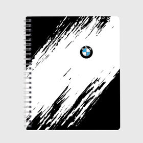 Тетрадь с принтом BMW SPORT в Кировске, 100% бумага | 48 листов, плотность листов — 60 г/м2, плотность картонной обложки — 250 г/м2. Листы скреплены сбоку удобной пружинной спиралью. Уголки страниц и обложки скругленные. Цвет линий — светло-серый
 | bmw | bmw motorsport | bmw performance | carbon | m | motorsport | performance | sport | бмв | карбон | моторспорт | спорт