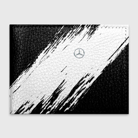Обложка для студенческого билета с принтом MERCEDES BENZ SPORT в Кировске, натуральная кожа | Размер: 11*8 см; Печать на всей внешней стороне | Тематика изображения на принте: mercedes | марка | машины | мерседес