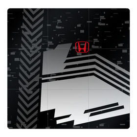 Магнитный плакат 3Х3 с принтом HONDA SPORT в Кировске, Полимерный материал с магнитным слоем | 9 деталей размером 9*9 см | Тематика изображения на принте: марка | машины | хонда