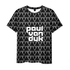 Мужская футболка 3D с принтом Paul Van Dyk в Кировске, 100% полиэфир | прямой крой, круглый вырез горловины, длина до линии бедер | paul van dyk | ван | дайк | дук | дюк | маттиас пауль | паул | пауль | пол