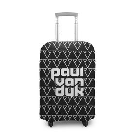 Чехол для чемодана 3D с принтом Paul Van Dyk в Кировске, 86% полиэфир, 14% спандекс | двустороннее нанесение принта, прорези для ручек и колес | paul van dyk | ван | дайк | дук | дюк | маттиас пауль | паул | пауль | пол