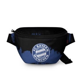 Поясная сумка 3D с принтом FC Bayern Munchen uniform в Кировске, 100% полиэстер | плотная ткань, ремень с регулируемой длиной, внутри несколько карманов для мелочей, основное отделение и карман с обратной стороны сумки застегиваются на молнию | football | soccer | байерн