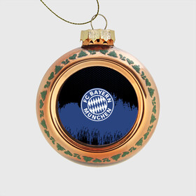 Стеклянный ёлочный шар с принтом FC Bayern Munchen uniform в Кировске, Стекло | Диаметр: 80 мм | football | soccer | байерн