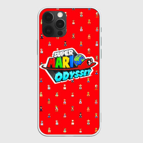 Чехол для iPhone 12 Pro с принтом Super Mario Odyssey в Кировске, силикон | область печати: задняя сторона чехла, без боковых панелей | Тематика изображения на принте: nintendo | марио | нинтендо