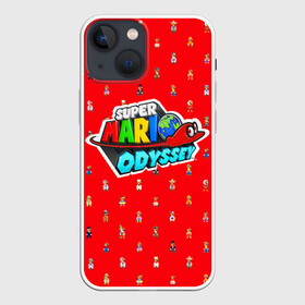 Чехол для iPhone 13 mini с принтом Super Mario Odyssey в Кировске,  |  | nintendo | марио | нинтендо