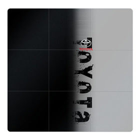 Магнитный плакат 3Х3 с принтом TOYOTA SPORT в Кировске, Полимерный материал с магнитным слоем | 9 деталей размером 9*9 см | toyota | марка | машины | тойота